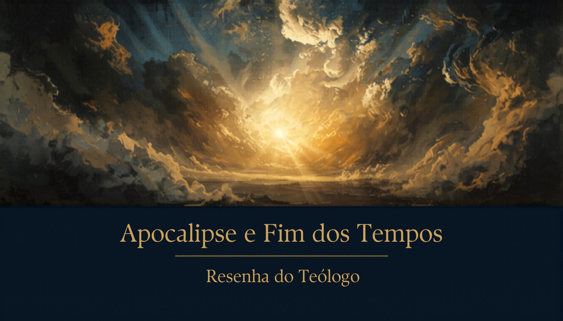 Capa: Apocalipse e Fim dos Tempos