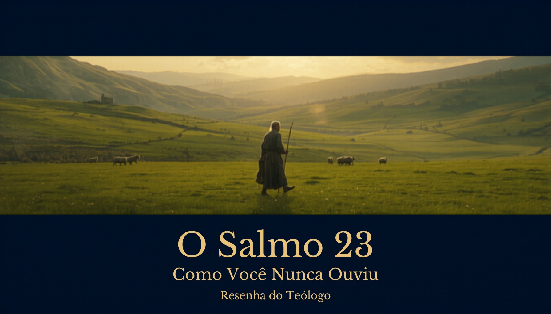 Capa: O Salmo 23 Como Você Nunca Ouviu